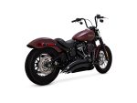 Big Radius Exhaust - Black. Fits Softail 2018-2024 Non-240 Tyre Models