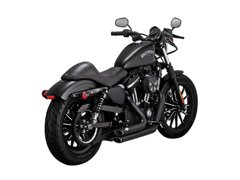 Harley-Davidson black motorcycle with sleek design, ideal for motorcycle enthusiasts in Australia.