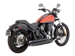 Harley-Davidson motorcycle with black and orange finish, premium build, perfect for motorcycle enthusiasts.