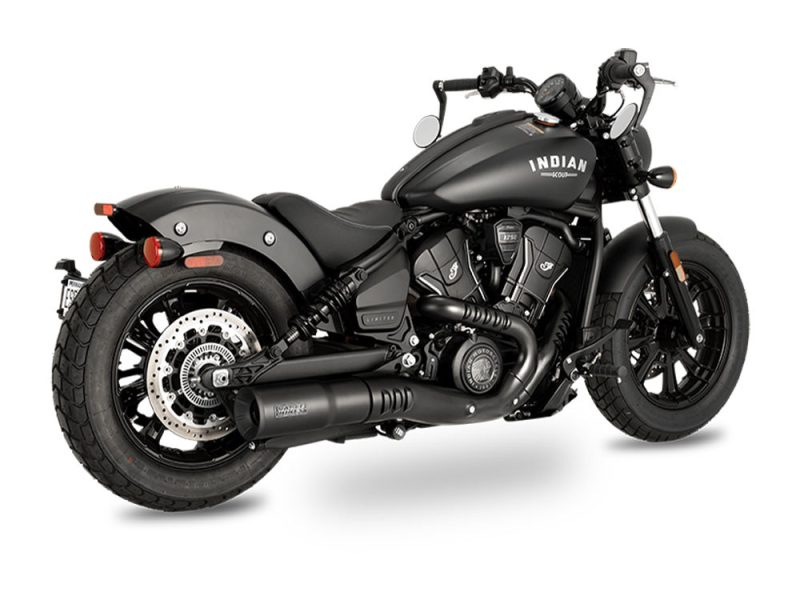 Custom Indian Motorcycle with black matte finish and powerful V-twin engine. Perfect for motorcycle enthusiasts in Australia.