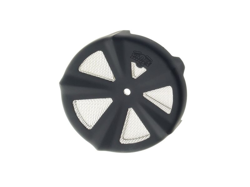 VO2 Skullcap Crown - Matte Black. Fits Vance & Hines VO2 Naked Air Intake High-quality motorcycle chain guard for Revelry Motorcycles, Australian bike enthusiasts.