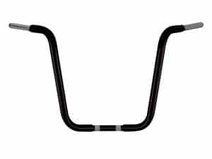 16in. x 1-1/4in. Chubby Ape Hanger Handlebar - Gloss Black.