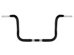 Black Motorcycle Handlebar for Cruiser and Cafe Racer Bikes, high-quality bike accessories.
