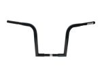 Black motorcycle handlebar for Revelry Motorcycles, durable and stylish bike accessories.