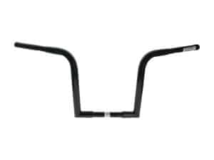 Black motorcycle handlebar for Revelry Motorcycles, durable and stylish bike accessories.