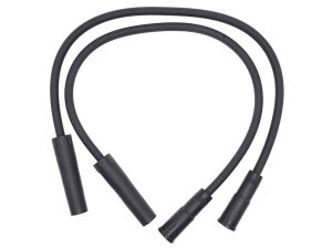 Heavy-duty motorcycle spark plug cap leads for Revelry Motorcycles.