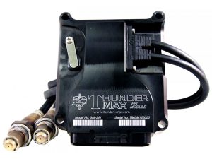 High-performance Thunder Max EFI module for motorcycle tuning and enhanced engine management.
