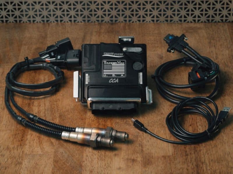 ECU motorcycle tuning hardware for Revelry Motorcycles in Australia.