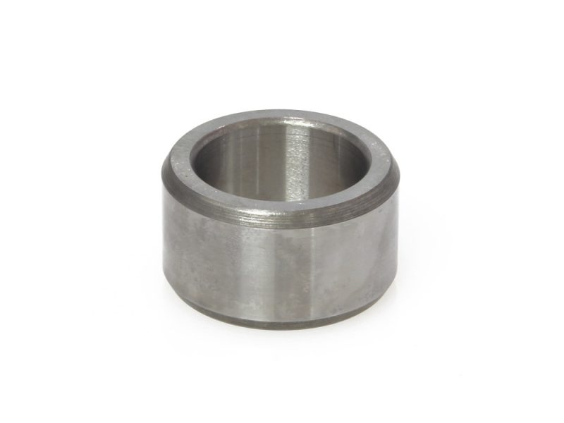 Aluminium motorcycle wheel bearing spacer for enhanced ride stability and performance.